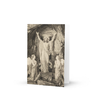 Easter Card - The Resurrection by Carl Bloch: front