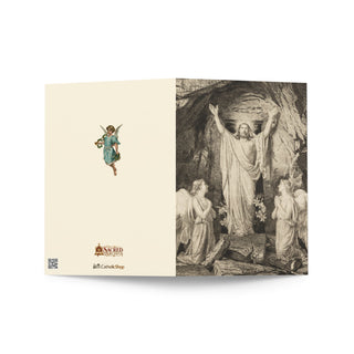 Easter Card - The Resurrection by Carl Bloch: outside