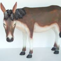 Donkey Mule Jackass Statue - 40-inch - Realistic Color - Hand-Painted