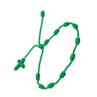Our Lady Undoer of Knots Cord Rosary Bracelet